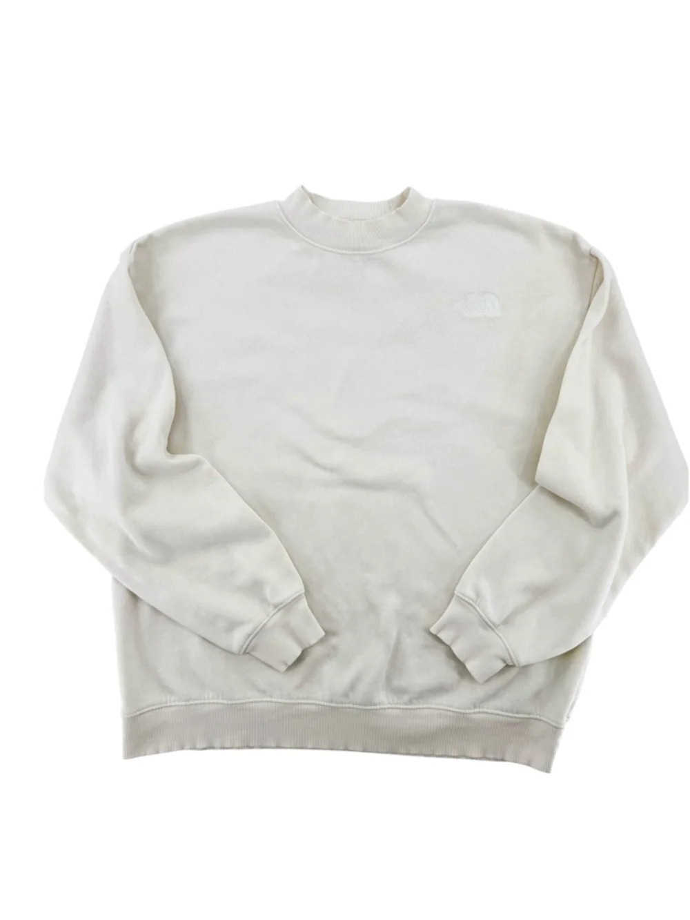 The North Face Evolution Sweatshirt Crewneck Cream Oversized Comfy Men’s Large